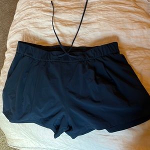 Navy Lululemon shorts